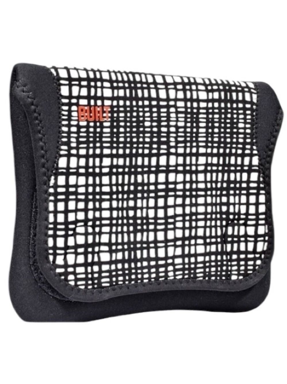 Built Tablet Sleeve Black and White Artistic with Criss-Cross Pattern